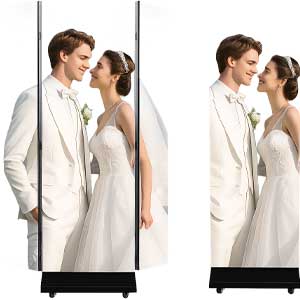 LED Tri-Fold Poster Display